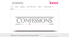 Desktop Screenshot of confessionsofaglamaholic.com